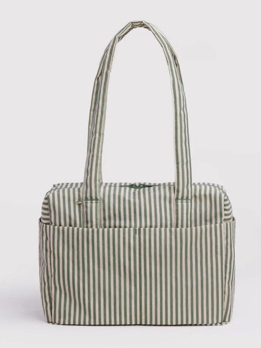 BAGGU Everyday Cloud Bag in Sage Stripe NEW WITH TAGS NWT - Picture 7 of 9